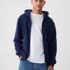 Felpa con cappuccio VintageSoft con zip intera per adulti Felpa con cappuccio VintageSoft con zip intera per adulti