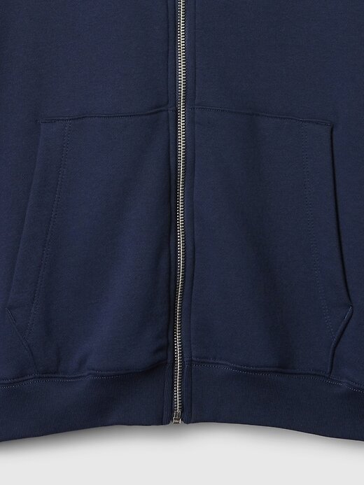 Felpa con cappuccio VintageSoft con zip intera per adulti Felpa con cappuccio VintageSoft con zip intera per adulti