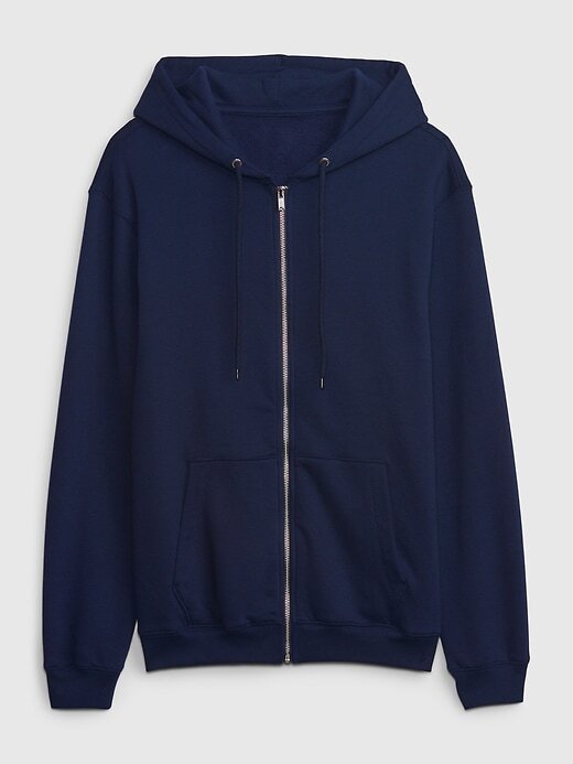 Felpa con cappuccio VintageSoft con zip intera per adulti Felpa con cappuccio VintageSoft con zip intera per adulti