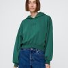 Felpa con cappuccio VintageSoft Crop Logo