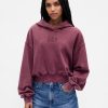 Felpa con cappuccio VintageSoft Crop Logo Felpa con cappuccio VintageSoft Crop Logo