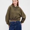 Felpa con cappuccio VintageSoft Crop Logo Felpa con cappuccio VintageSoft Crop Logo