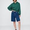Felpa con cappuccio VintageSoft Crop Logo