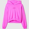 Felpa con cappuccio VintageSoft Crop Logo Felpa con cappuccio VintageSoft Crop Logo