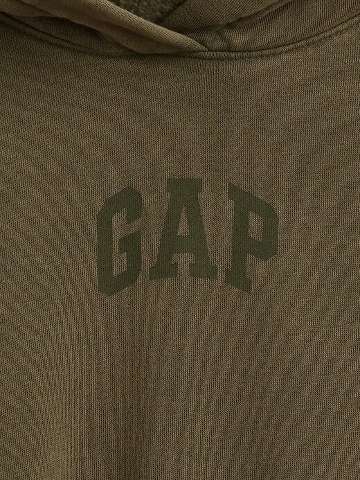 Felpa con cappuccio VintageSoft Crop Logo Felpa con cappuccio VintageSoft Crop Logo