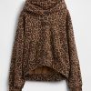 Felpa con cappuccio VintageSoft Crop Logo