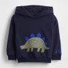 Felpa con cappuccio VintageSoft Dino-Pocket per neonati e bambini Felpa con cappuccio VintageSoft Dino-Pocket per neonati e bambini