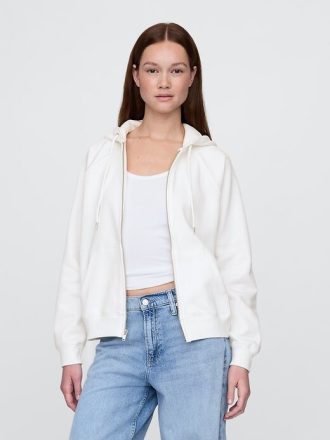 Felpa con cappuccio VintageSoft Zip