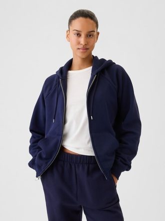 Felpa con cappuccio VintageSoft Zip