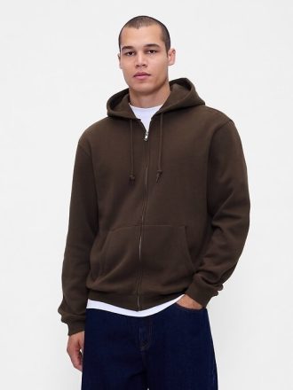 Felpa con cappuccio VintageSoft Zip per adulti