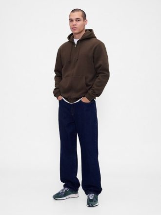 Felpa con cappuccio VintageSoft Zip per adulti
