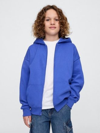 Felpa con cappuccio VintageSoft Zip per bambini