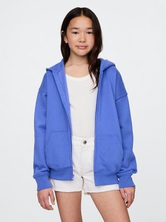 Felpa con cappuccio VintageSoft Zip per bambini