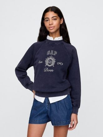 Felpa con logo Gap × DÔEN per adulti VintageSoft