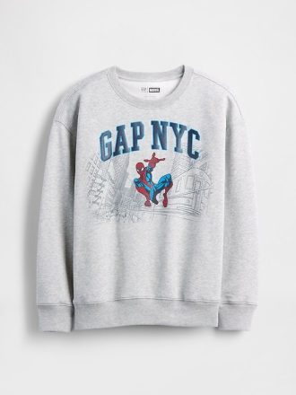 Felpa con logo grafico Marvel VintageSoft per bambini