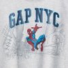 Felpa con logo grafico Marvel VintageSoft per bambini Felpa con logo grafico Marvel VintageSoft per bambini