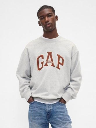 Felpa con logo oversize pesante