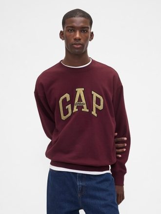Felpa con logo oversize pesante