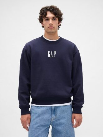Felpa con logo oversize pesante