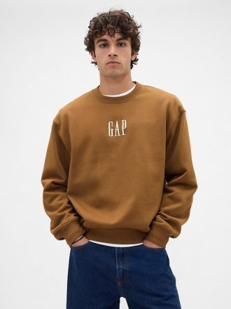 Felpa con logo oversize pesante
