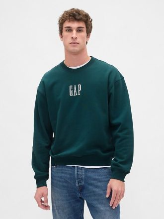 Felpa con logo oversize pesante