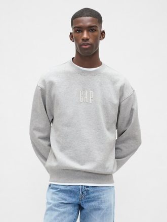 Felpa con logo oversize pesante