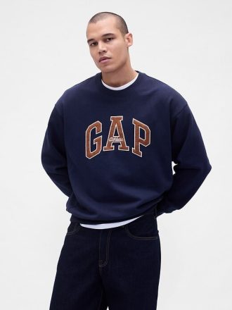 Felpa con logo oversize pesante