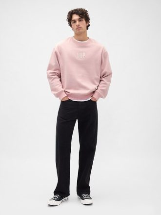 Felpa con logo oversize pesante