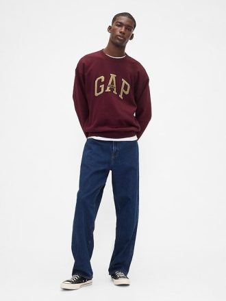 Felpa con logo oversize pesante
