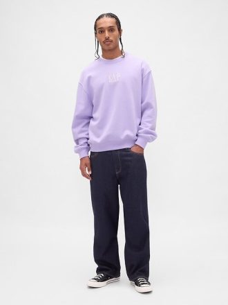 Felpa con logo oversize pesante
