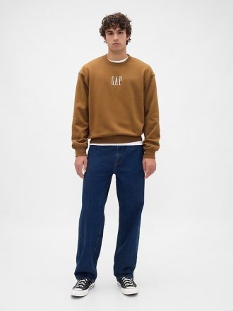 Felpa con logo oversize pesante