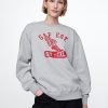 Felpa con logo VintageSoft Gap Felpa con logo VintageSoft Gap