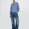 Felpa con logo VintageSoft Gap Felpa con logo VintageSoft Gap