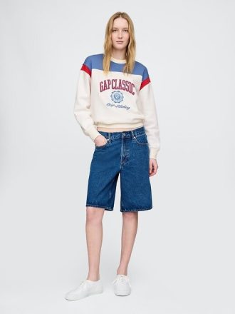 Felpa con logo VintageSoft Gap