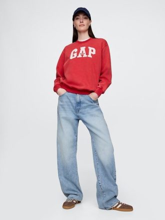 Felpa con logo VintageSoft Gap