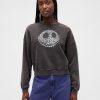 Felpa con teschio pesante The Nightmare Before Christmas di Tim Burton di Gap × Disney Felpa con teschio pesante The Nightmare Before Christmas di Tim Burton di Gap × Disney