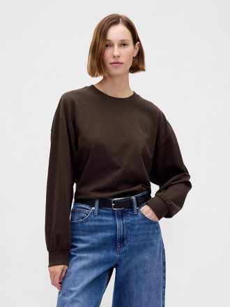 Felpa corta VintageSoft in cotone biologico