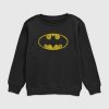 Felpa girocollo con logo vintage di Batman della DC Comics per bambini