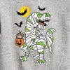 Felpa girocollo in pile con stampa T-Rex Mummy per bambini