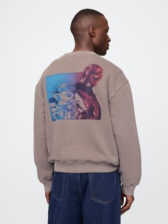 Felpa oversize con grafica Star Wars