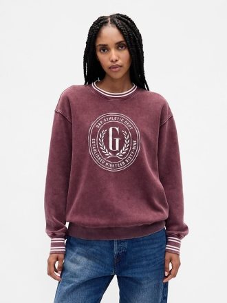 Felpa oversize con logo VintageSoft