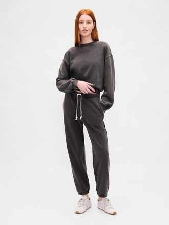 Pantaloni da jogging aderenti in French Terry pesante
