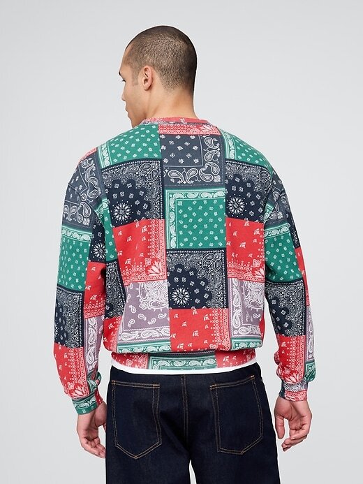 Felpa oversize pesante con bandana Felpa oversize pesante con bandana