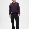 Felpa polo oversize pesante
