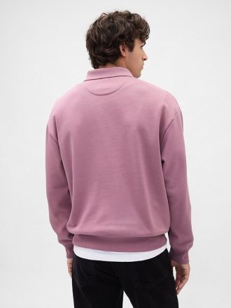Felpa polo oversize pesante