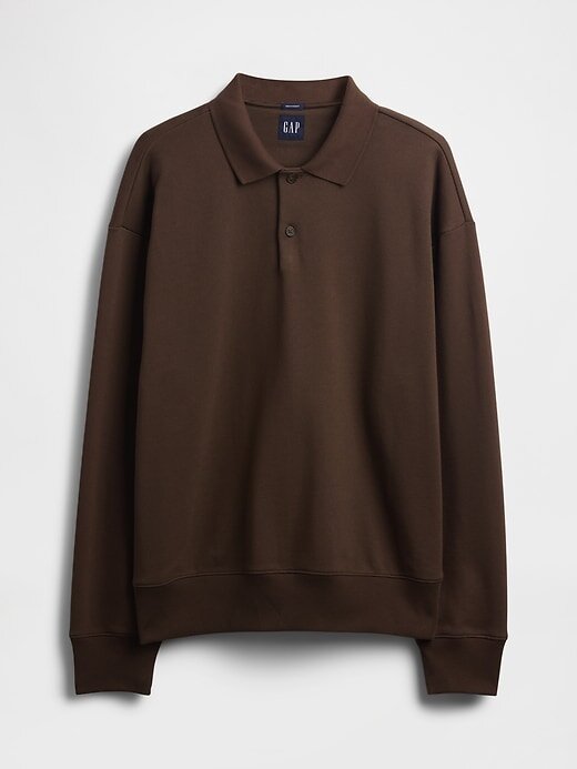 Felpa polo oversize pesante Felpa polo oversize pesante