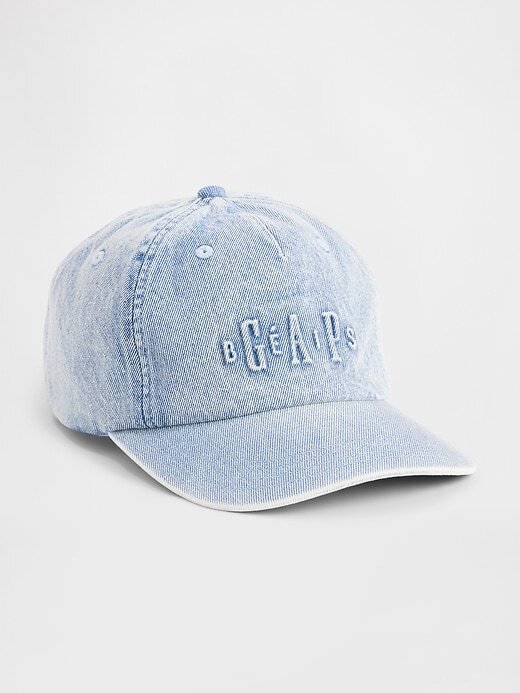 Gap × Cappello da baseball in denim con logo BÉIS Gap × Cappello da baseball in denim con logo BÉIS