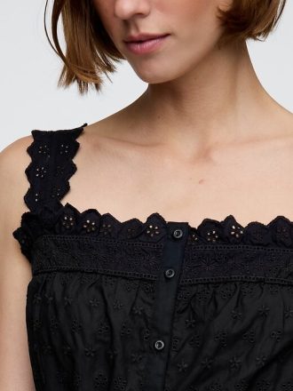 Gap × DÔEN Abito midi con occhielli