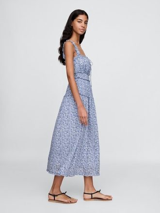 Gap × DÔEN Abito midi floreale