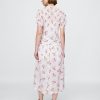 Gap × DÔEN Abito midi floreale con pieghe